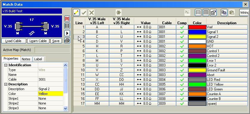 Windows Software for the CableEye PC Based Cable Tester sata wiring schematic 