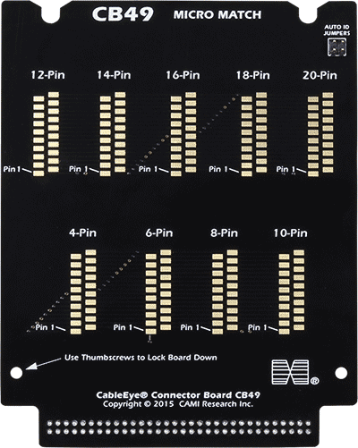 Micro-Match CB49 Connector Board